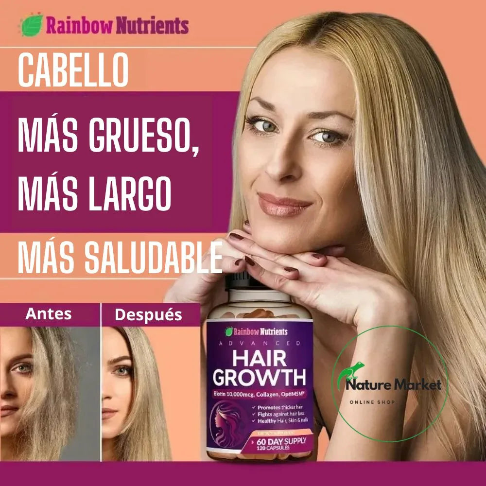 VITAMINAS PARA EL CABELLO - HAIR GROWTH