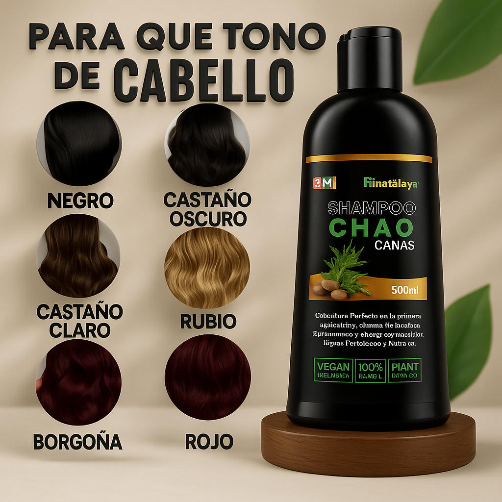 SHAMPOO CHAO  CANAS +TRATMIENTO ORIGINAL